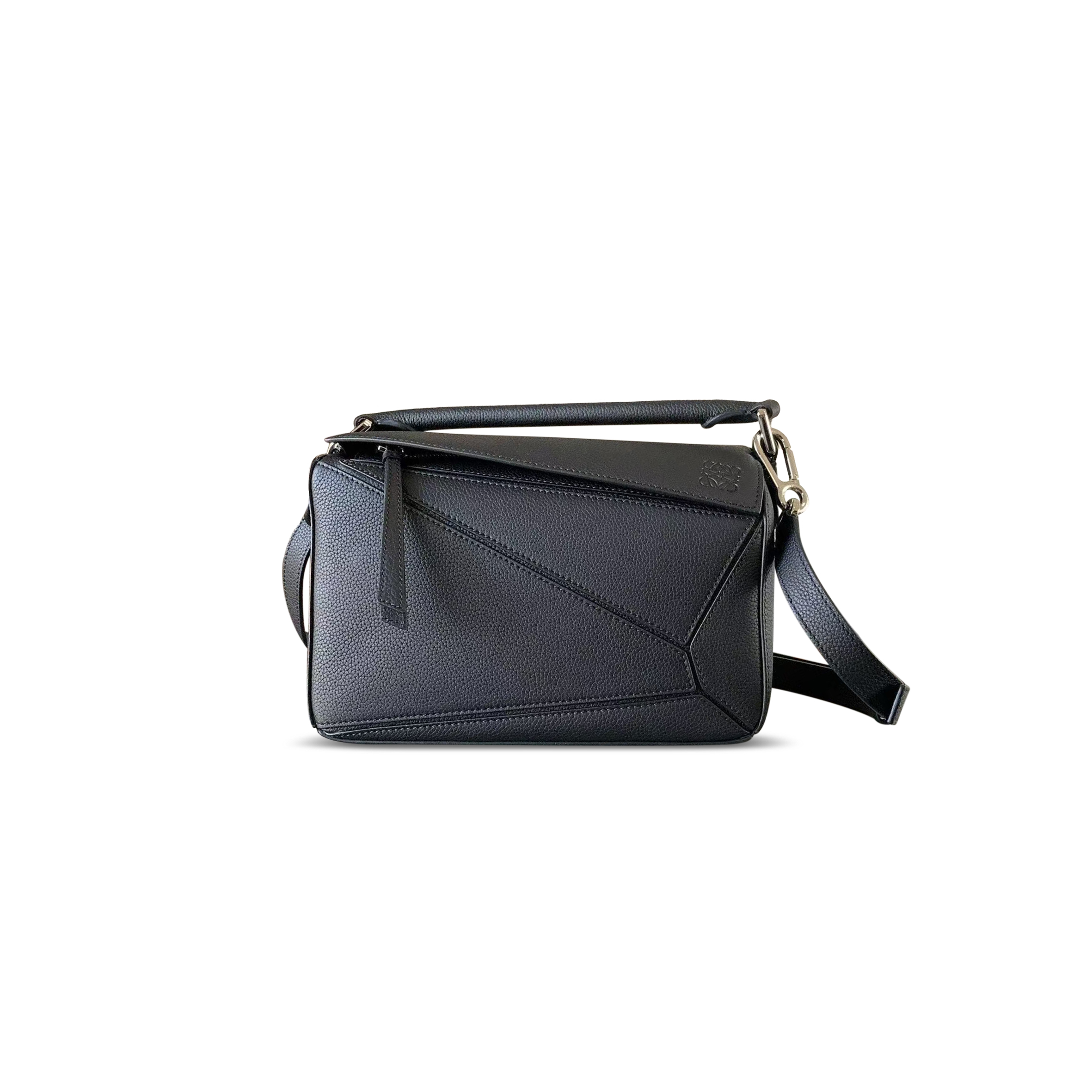 LOEWE LARGE PUZZLE EDGE BAG IN GRAINED CALFSKIN 110479 (36.5*23*19cm)